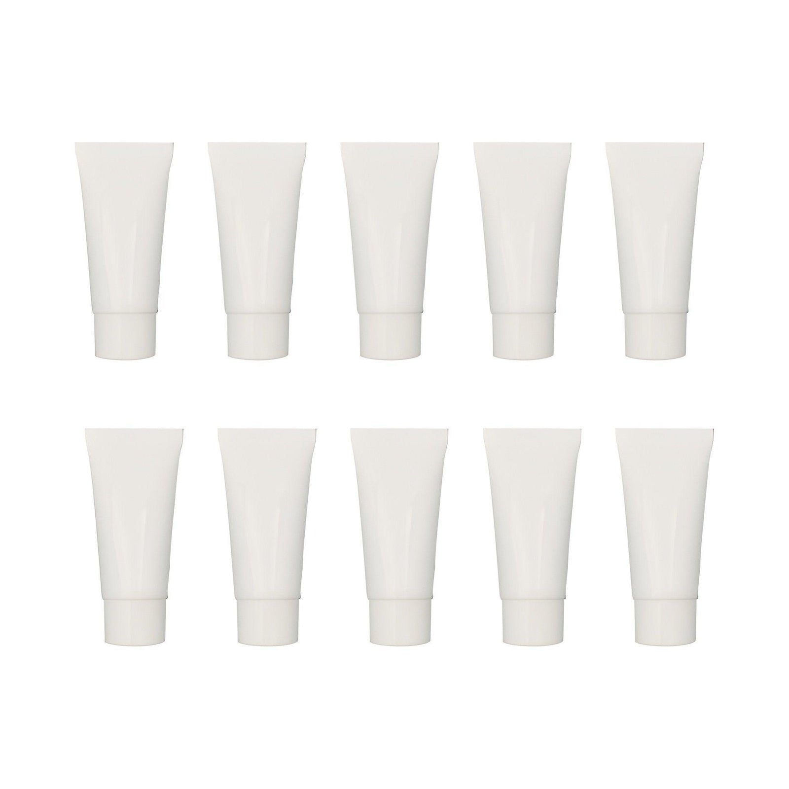 10x Soft Cosmetic Tubes for Face Wash Hand Cream Lotion Packaging Containers - 40ml