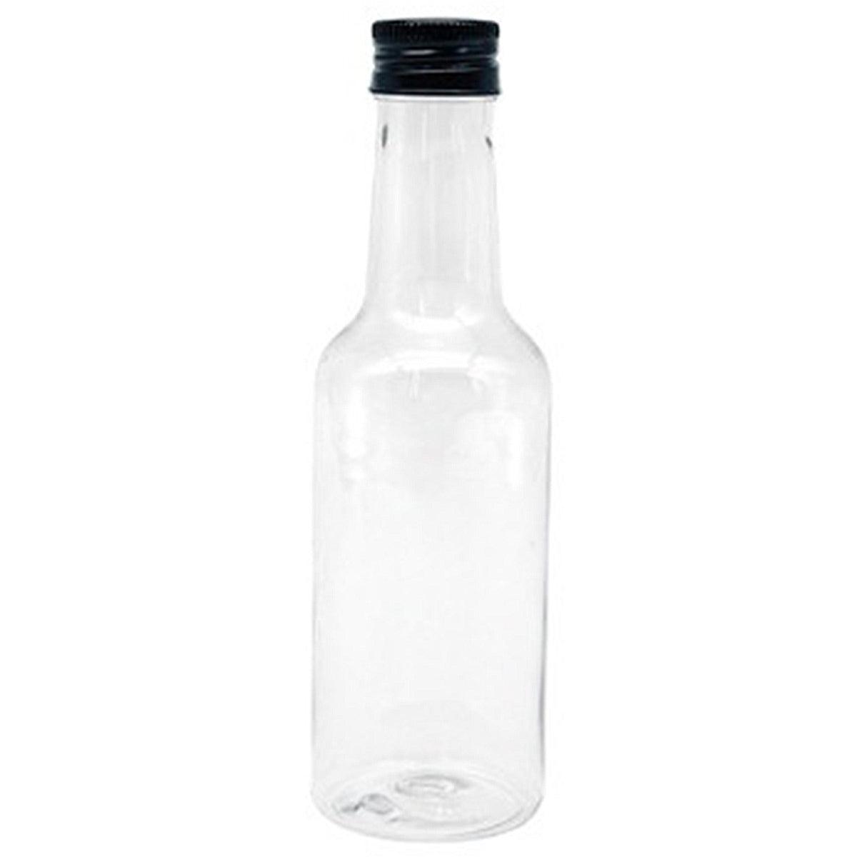 24PCS Small Plastic Wine Bottle Beverage Juice Container Reusable Clear Bottle - 50ML