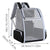 Large Foldable Breathable Portable Cat Dog Bag Outdoor Shoulder Pet Backpack - Pink