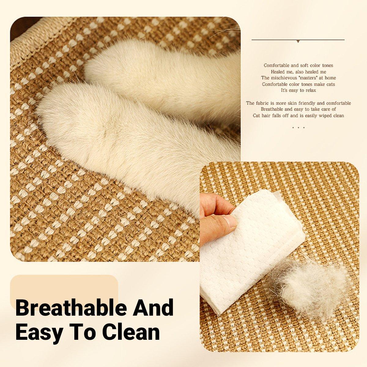 Cat Scratching Recliner Sofa 2 in 1 Lounge Bed Durable Scratch Board Furniture - L