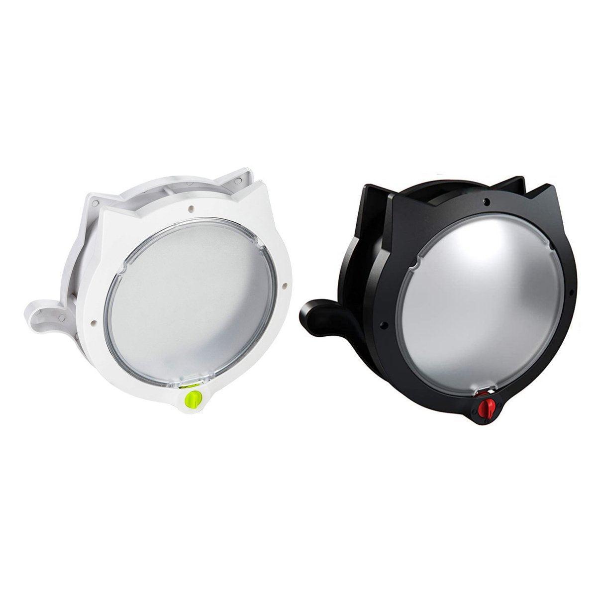 Cat Ear Pet Door for Cats and Dogs Easy In and Out Access Durable Pet Supplies - White