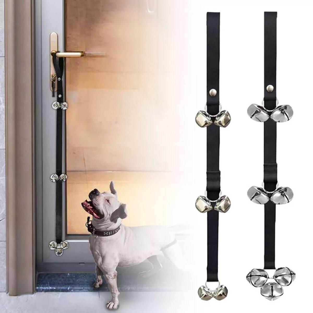 4PCS Pet Training Doorbell Rope Cat Teaser Toy Bell Interactive Play Rope Bell
