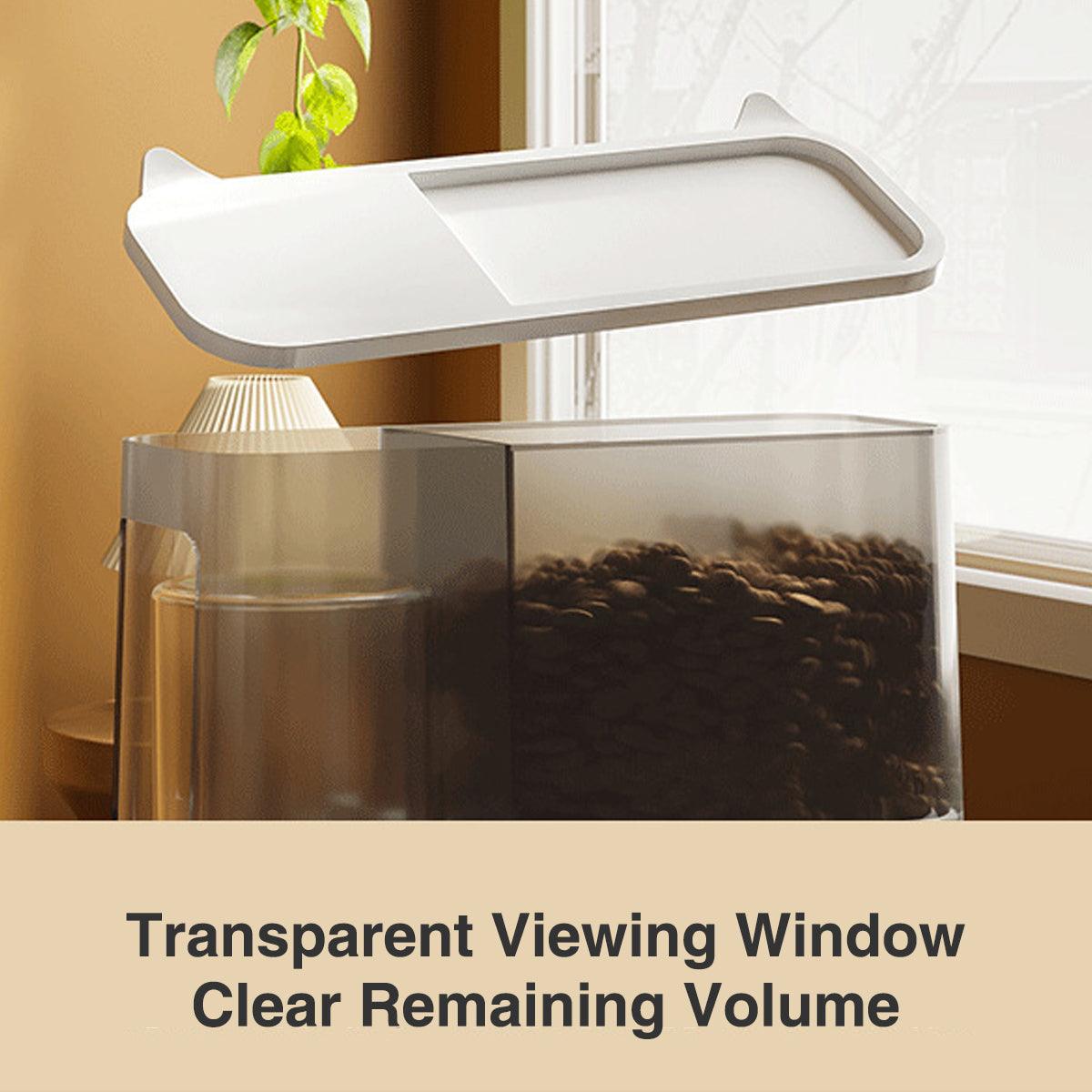 Automatic Cat Feeder Water Dispenser All in One Plastic Bowl for Cats and Dogs - Blue