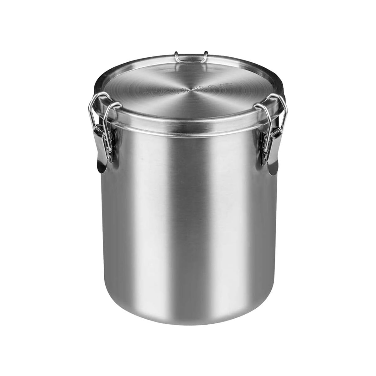 Stainless Steel Pet Food Storage Bucket Dog Cat Grain Container Bin Kitchen - 1000ml