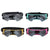 Pet Dog Sunglasses Goggles UV Eye Shield for Small Dogs Outdoor Travel Sunshade - Gold