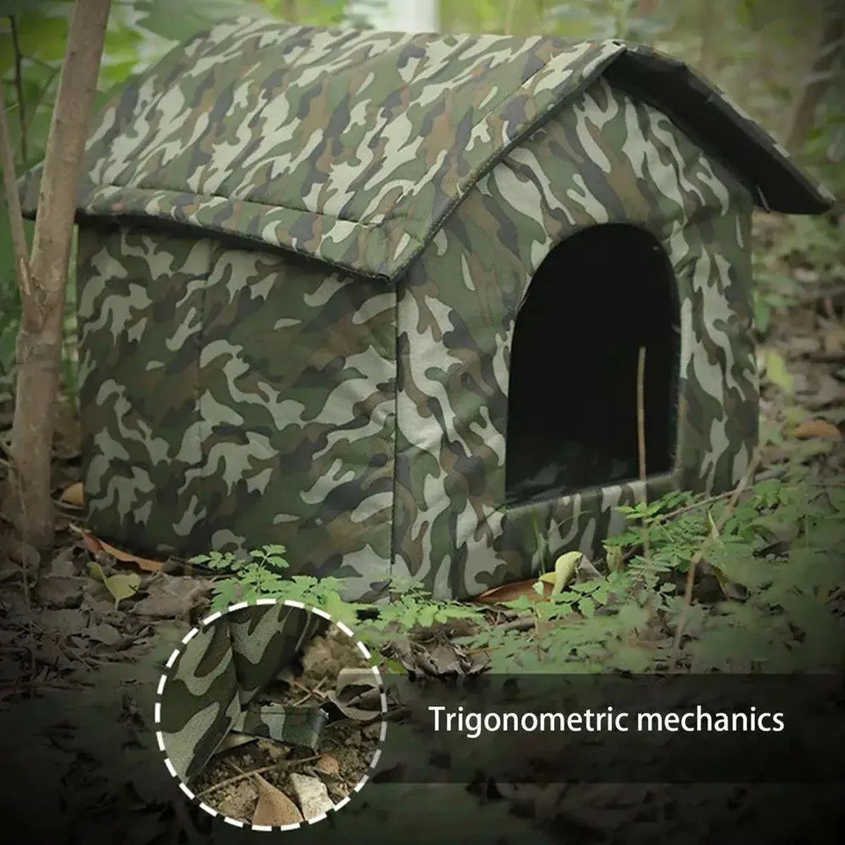 Waterproof Outdoor Cat Nest Stray Pet Hiding Nest Simple Dog House Shelter Bed - M