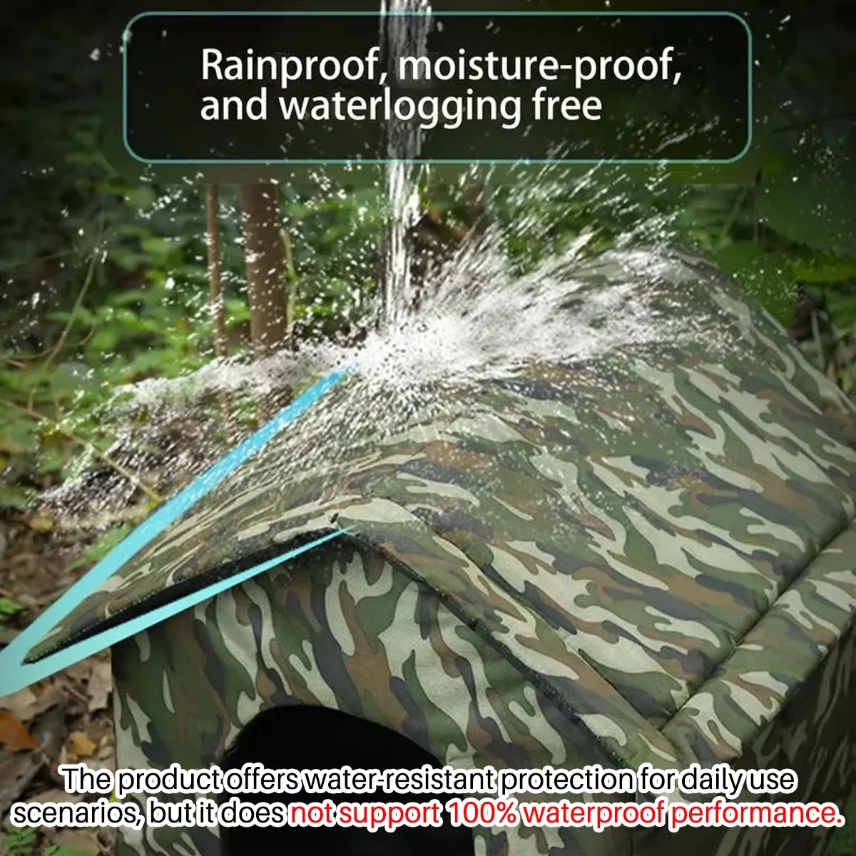 Waterproof Outdoor Cat Nest Stray Pet Hiding Nest Simple Dog House Shelter Bed - M