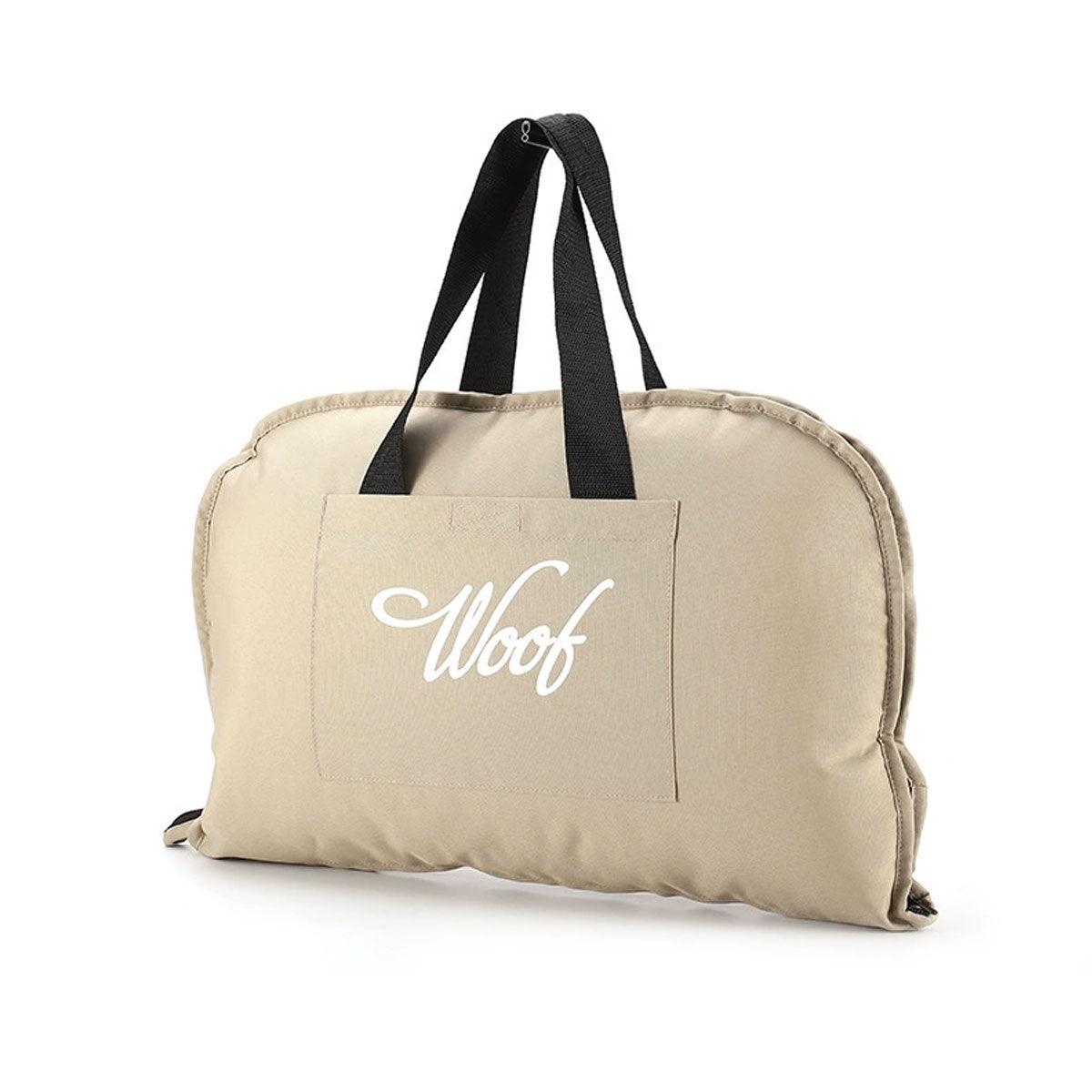 Portable Folding Pet Kennel Zippered Outdoor Dog Bed Travel Mat Waterproof - Blue Orange