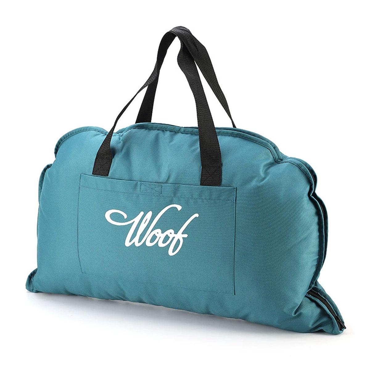 Portable Folding Pet Kennel Zippered Outdoor Dog Bed Travel Mat Waterproof - Green