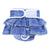Pet Dog Diapers Female Pants Soft Breathable Underwear Reusable Sanitary Briefs - Denim Print - XS