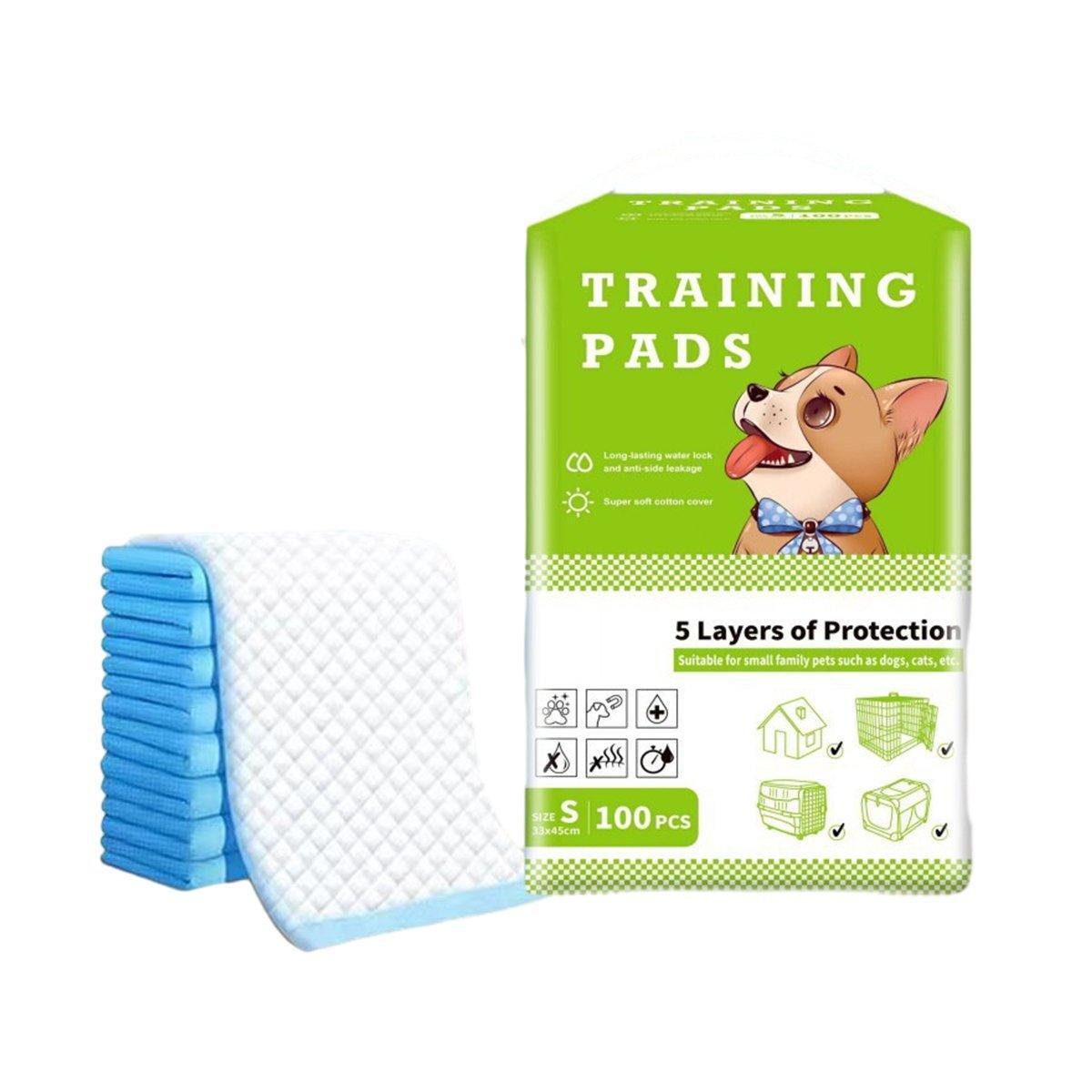 Large Puppy Dog Training Pads Pet Toilet Thickened Pee Pads Mat Indoor Absorbent - M ( 60*45cm) - 50PCS