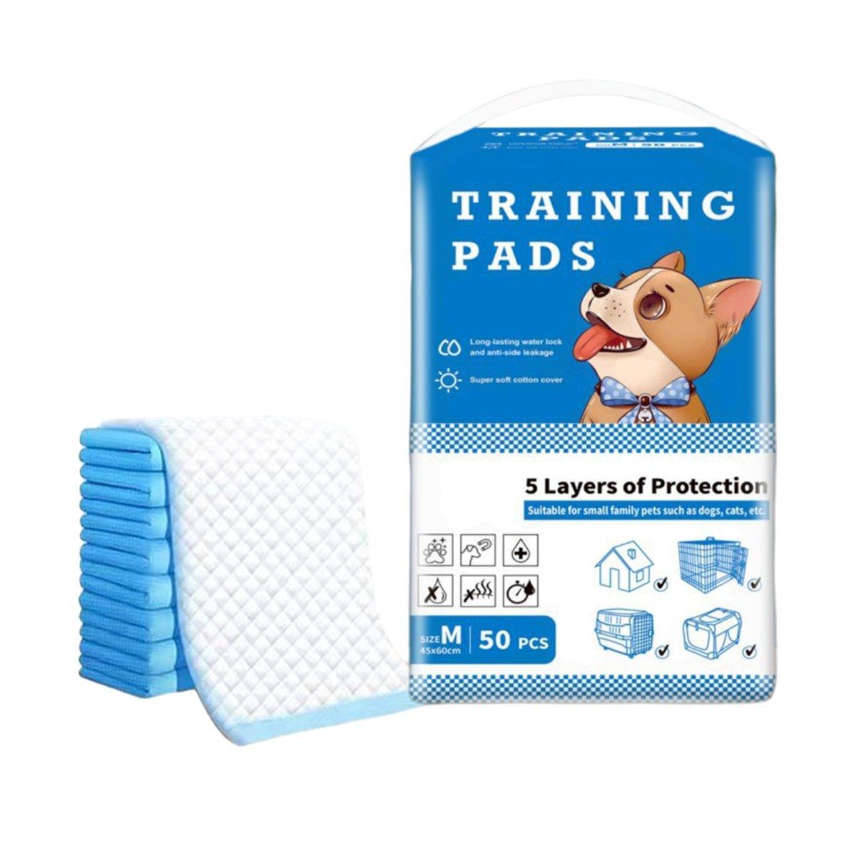 Large Puppy Dog Training Pads Pet Toilet Thickened Pee Pads Mat Indoor Absorbent - S ( 45*33cm) - 100PCS