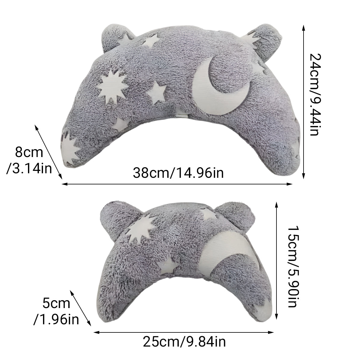 Cervical Vertebrae Protection Pet Pillow U-shaped Dog Backrest Cushion For Sleep - M