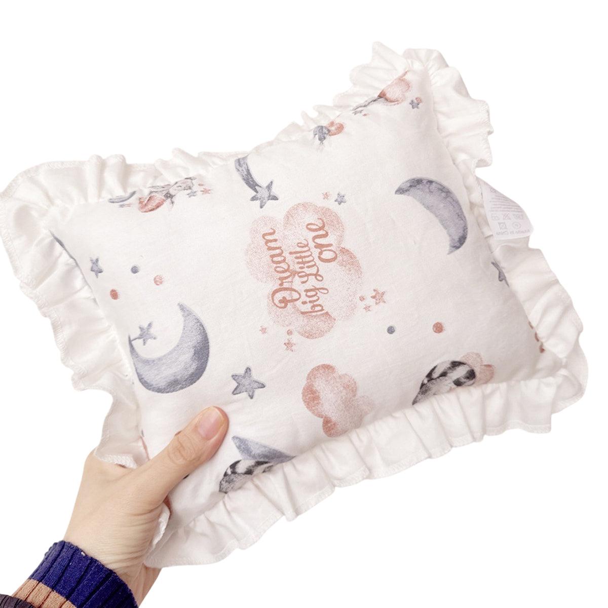 Lace Cat Pillow Soft Pet Cushion for Sleeping Comfortable Kitty Bed Cushion - White Strawberry
