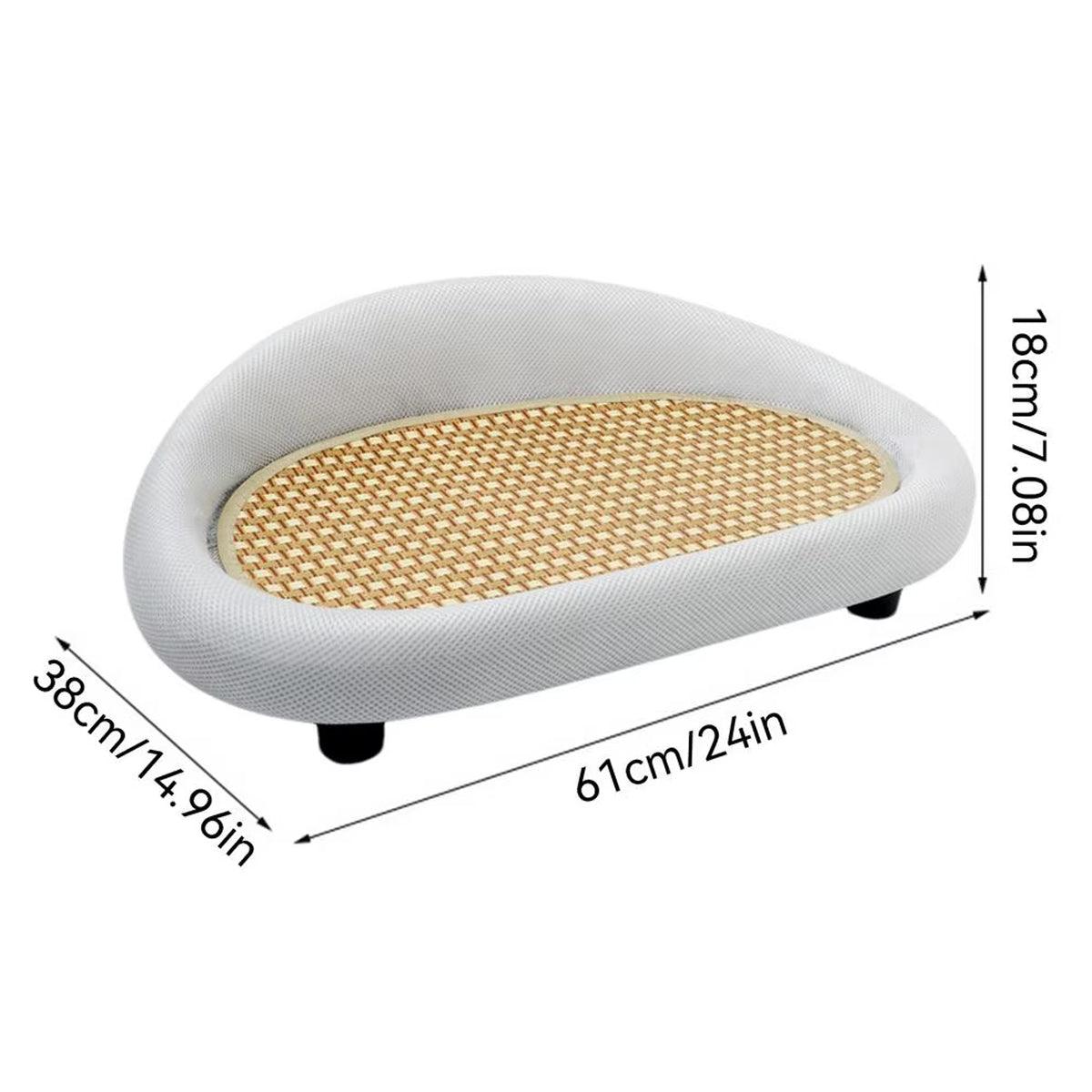 Large Cat Scratching Board Sofa Scratch Resistant Nest for Cats and Kittens - Green