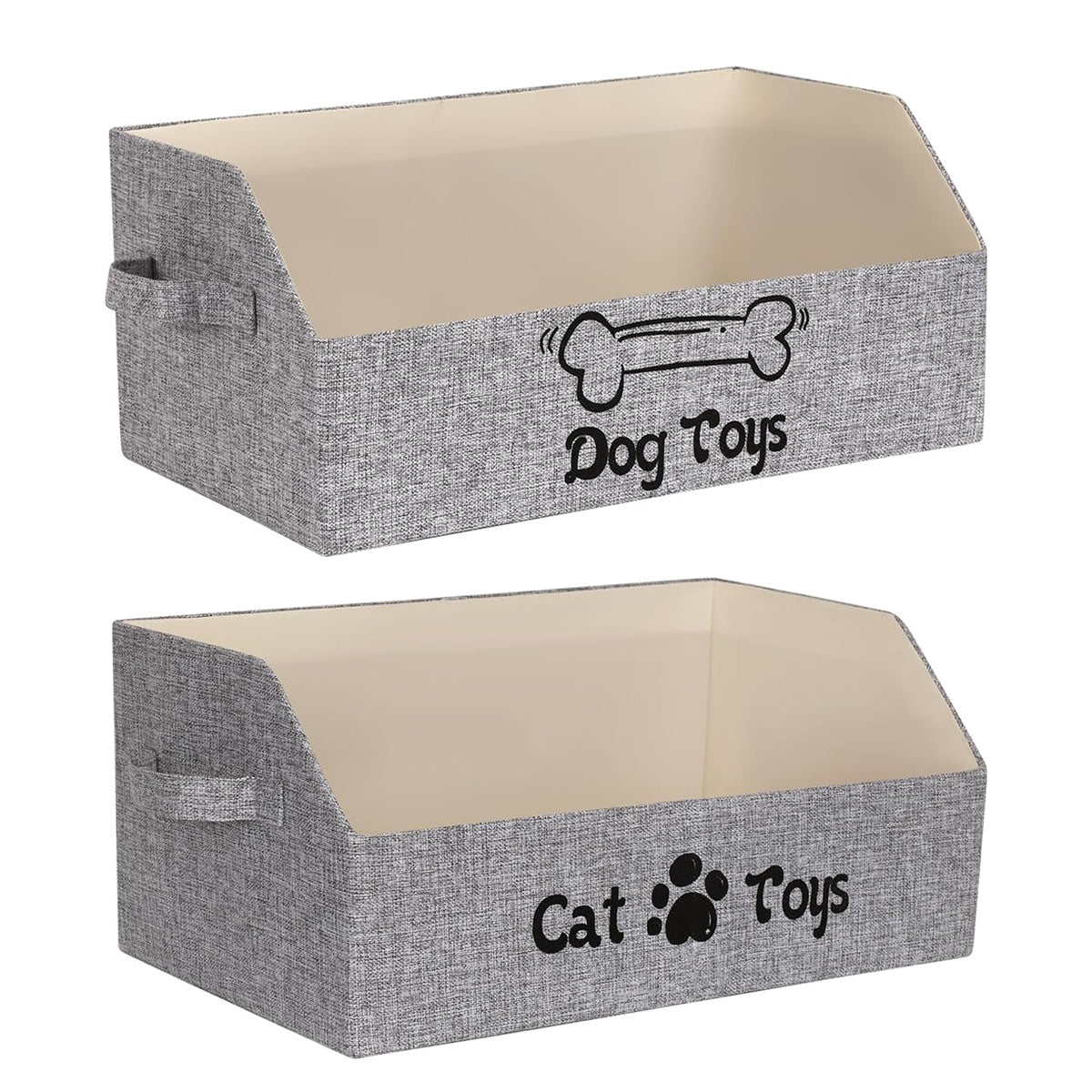Portable Pet Toy Storage Box Foldable Organizer Snack Bag Pet Accessories Holder - Cat