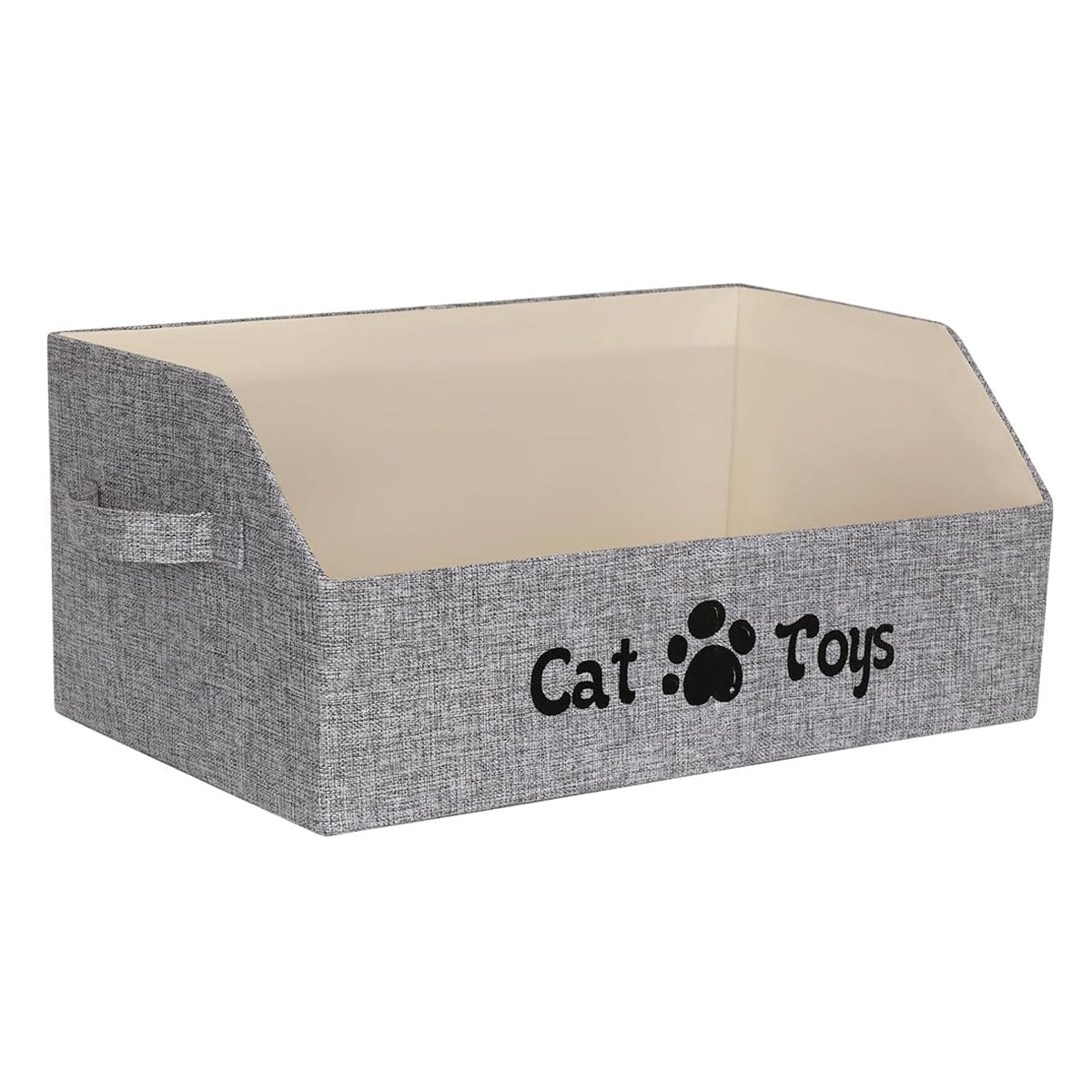 Portable Pet Toy Storage Box Foldable Organizer Snack Bag Pet Accessories Holder - Cat