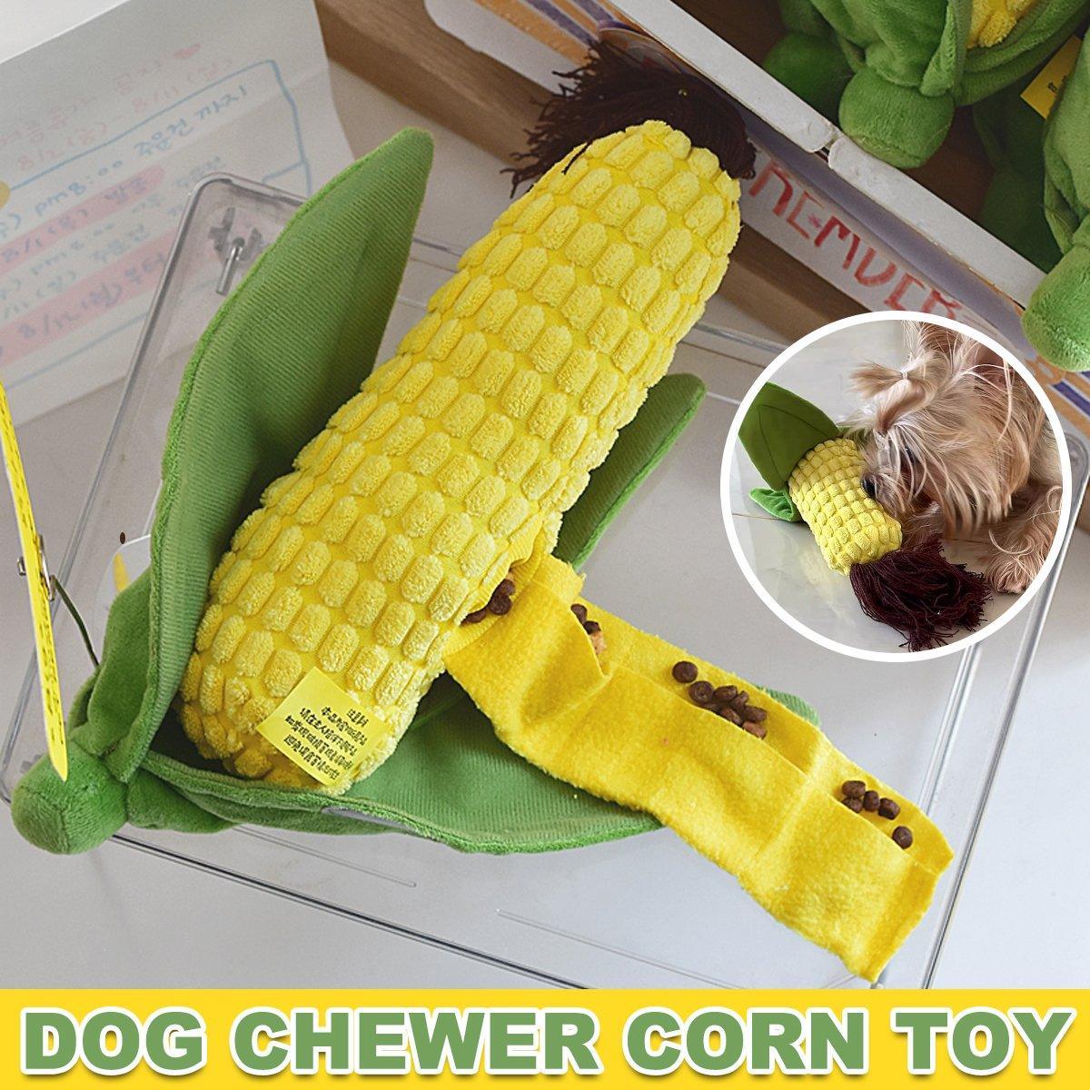 Simulation Corn Dog Chew Toy for Pets Durable Slow Feeder Toy for Dog Boredom