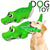 Pet Latex Toys Sounding Big Crocodile Dog Chew Toy Durable Playtime for Dogs - S