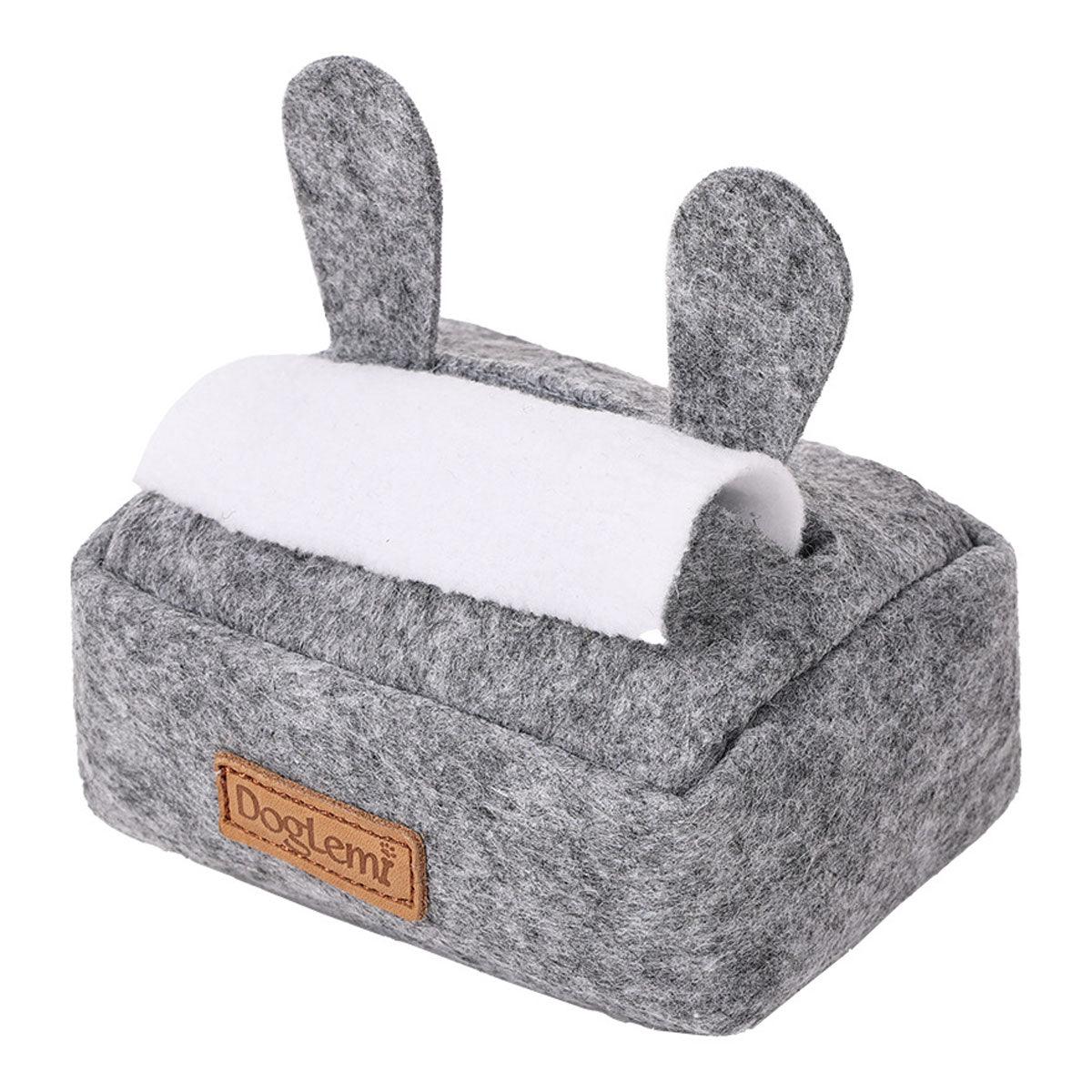 Dog Sniff Training Toy Plush Scent Training Aid for Puppies Interactive Pet Toy - Grey