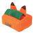 Dog Sniff Training Toy Plush Scent Training Aid for Puppies Interactive Pet Toy - Orange