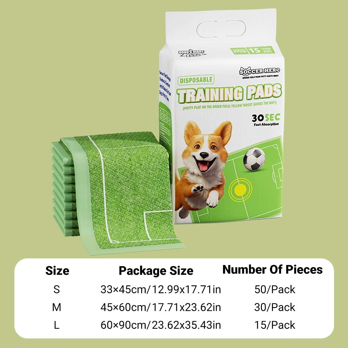 Pet Urinal Pads for Dogs Bullseye Diaper Pads Leakproof Pet Training Pads Dogs - L-15PCS
