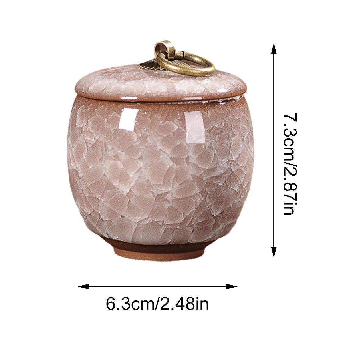 Small Pet Urn for Ashes Memorial Keepsake Urns for Dog Cat Cremation Remains - White