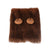 Lion Costume Mane Wig Large Dog Fancy Dress Up Party for Pet Halloween Clothes - Light Brown-L