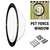 Dog Porthole Window Round Transparent for Fence Pet Peek Look Out Durable Dome