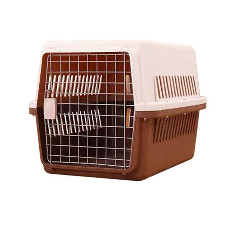 S Size Dog Cat Rabbit Portable Tote Crate Pet Carrier Kennel Travel Airline Carry Bag - Pink