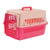 S Size Dog Cat Rabbit Portable Tote Crate Pet Carrier Kennel Travel Airline Carry Bag - Pink