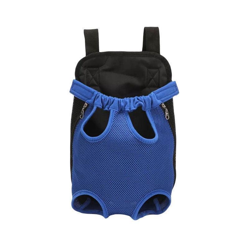 S Size Pet Carrier Dog Cat Puppy Front Back Backpack Shoulder Carry Sling Pouch Bag - Blue