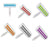 Pet Hair Remover Brush Dog Cat Fur Cleaning Roller Reusable Self Cleaning Tool - Orange