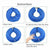 Blue Pet Dog Inflatable Soft Healing Collar Cone Wound Medical Cat Protective Jackets - S (22*23CM)