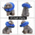 Blue Pet Dog Inflatable Soft Healing Collar Cone Wound Medical Cat Protective Jackets - S (22*23CM)