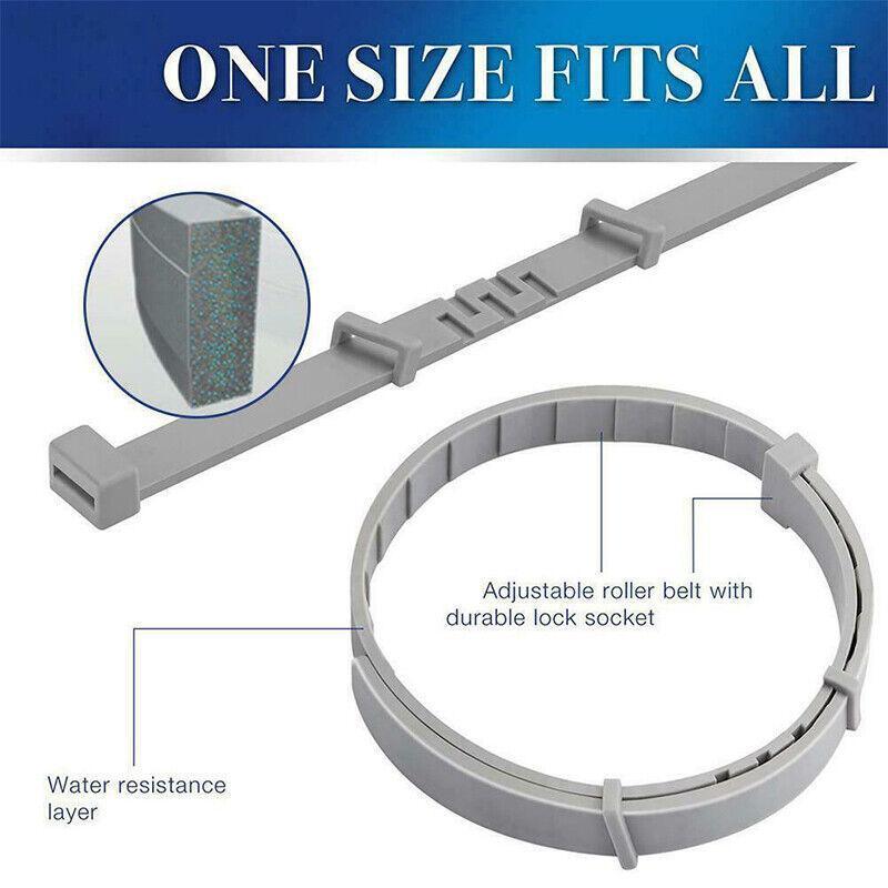 Short Adjustable Pet Anti Flea Tick Neck Collar For Dog Cat Kitten 8 Months Protect - Grey