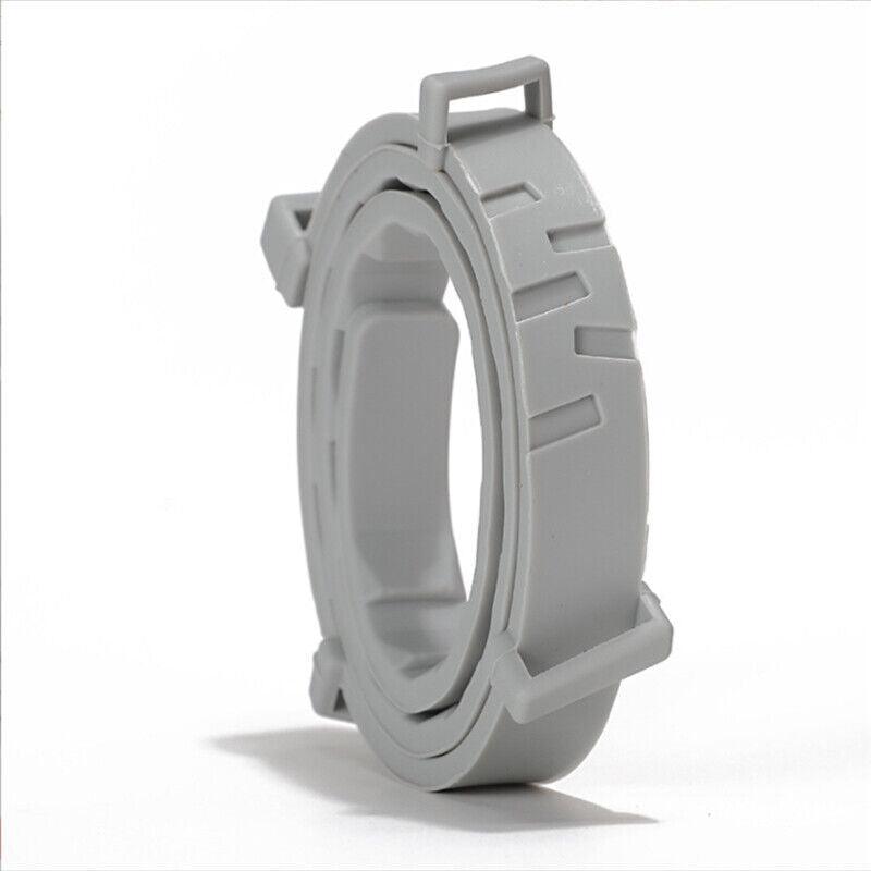 Short Adjustable Pet Anti Flea Tick Neck Collar For Dog Cat Kitten 8 Months Protect - Grey