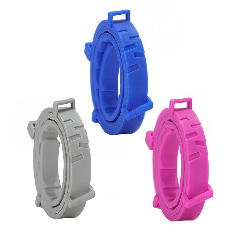 Short Adjustable Pet Anti Flea Tick Neck Collar For Dog Cat Kitten 8 Months Protect - Pink