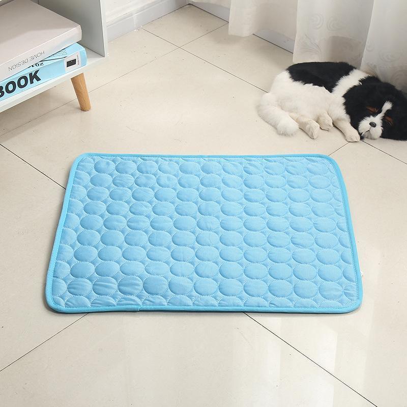 Pet Cool Gel Mat Dog Cat Bed Non-Toxic Breathable Summer Pad 5 Sizes Dog Pad AU - M(60*50cm)