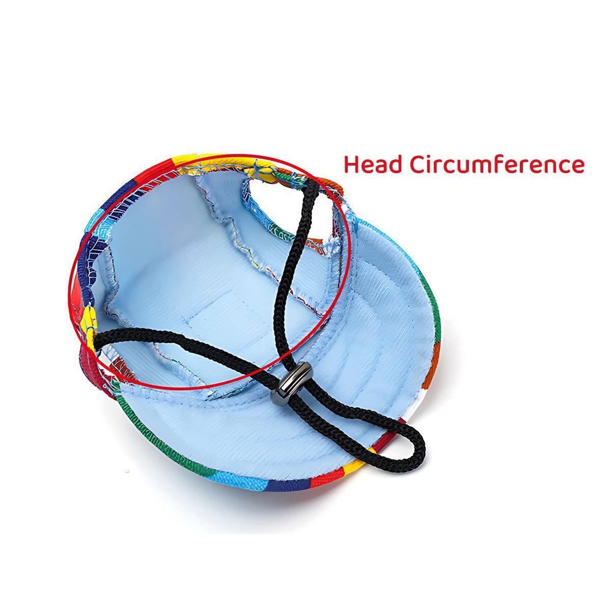 Dog Baseball Cap Outdoor Pet Sun Hat Summer Canvas Visor Puppy L - Blue