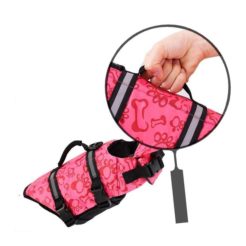 Dog Life Jacket Pet Swim Vest Floatation Aid for Boating and Water Activities Green - S