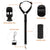 Adjustable Pet Dog Car Clip Lead Harness Strap for Vehicle Travel Restraint Use - Black