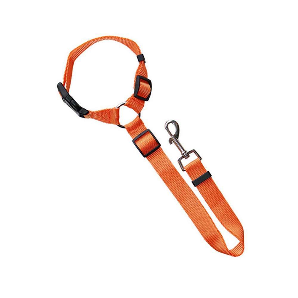 Adjustable Pet Dog Car Clip Lead Harness Strap for Vehicle Travel Restraint Use - Blue