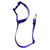 Adjustable Pet Dog Car Clip Lead Harness Strap for Vehicle Travel Restraint Use - Blue