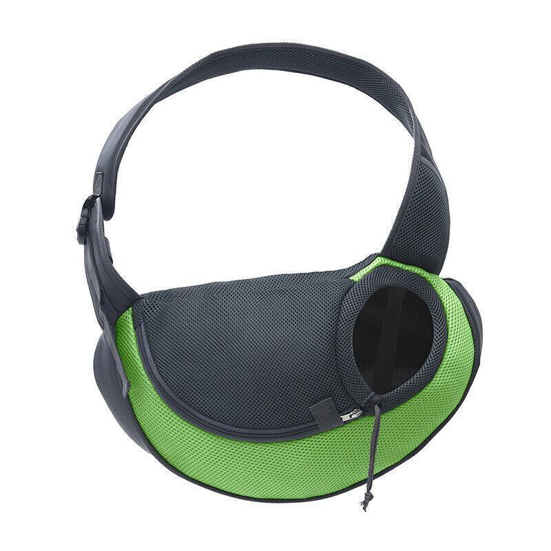 S Size Pet Shoulder Carrier Bag Puppy Cat Dog Travel Sling Backpack Portable - Rose Red