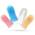 Dog Cat Super Soft Pet Finger Toothbrush Teeth Silicone Brush Care Cleaning - Clear