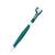 Three Sided Dog Toothbrush Pet Cat Teeth Cleaning Tool Oral Mouth Care Soft Bristle - Dark Green