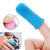 Dog Cat Super Soft Pet Finger Toothbrush Teeth Silicone Brush Care Cleaning - Yellow