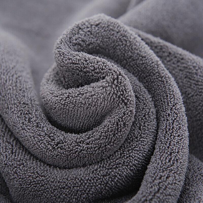 Pet Drying Towel Ultra-Absorbent Water Dog Cat Bath Microfiber Clean Soft Cloth - 70 X 140CM