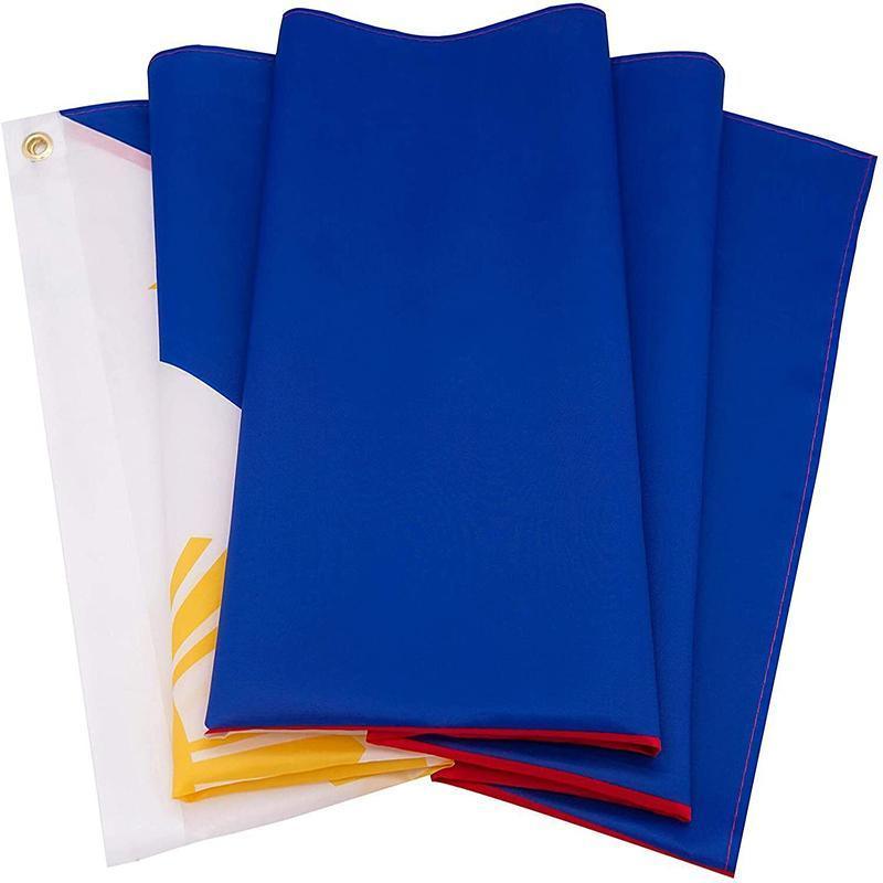 Large Philippines Flag 90 x 150 cm Outdoor Indoor Polyester with Eyelets